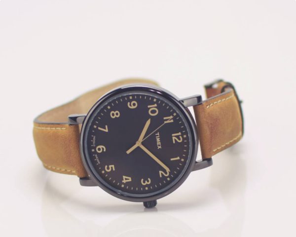 Leather Digital Watch - Image 3